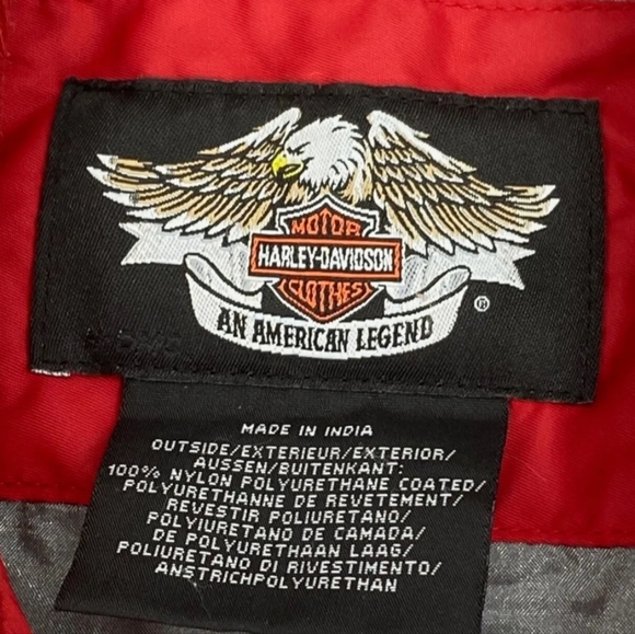 Harley Davidson Red Warm Jacket - Picture 3 of 5